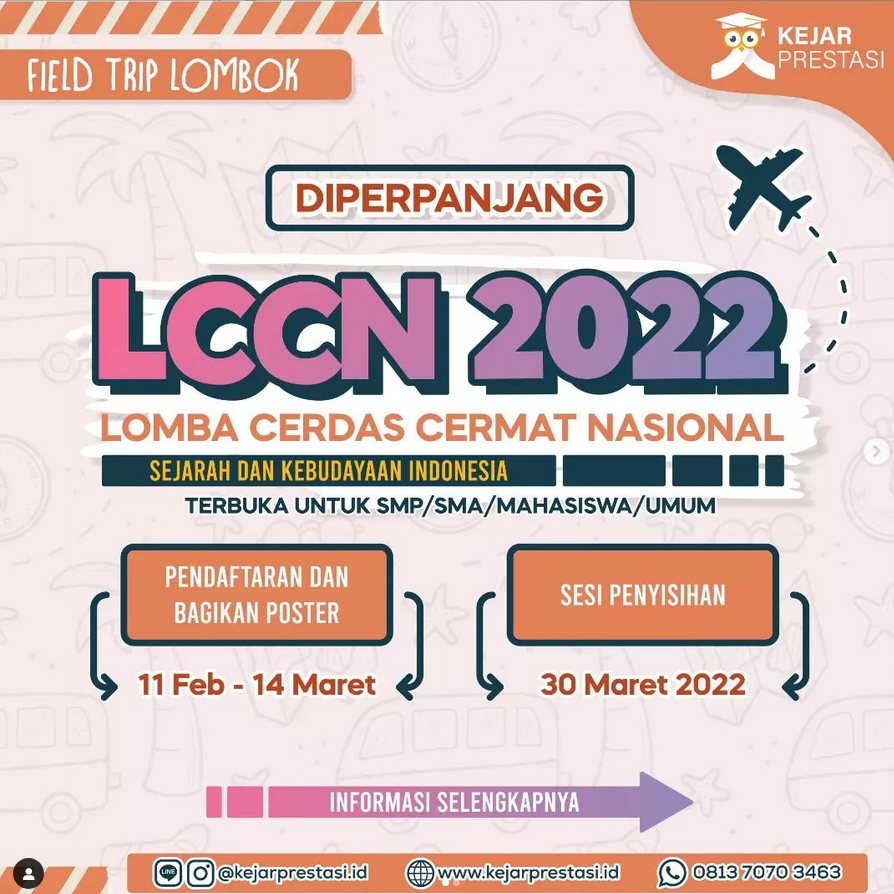 Poster Lomba Cerdas Cermat - IMAGESEE